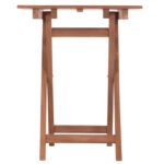 ΤΡΑΠΕΖΙ ΣΚΗΝΟΘΕΤΗ ΤΕΤΡΑΓΩΝΟ HEIDEL HM18121 ΞΥΛΟ TEAK--ΦΥΣΙΚΟ 60x60x75Υεκ. - Image 5