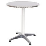 Αγόρασε ΤΡΑΠΕΖΙ ΣΤΡΟΓΓΥΛΟ ΑΛΟΥΜΙΝΙΟΥ FRODO HM5539 ΜΕΤΑΛΛΙΚΟ ΧΡΩΜΑ-4ΝΥΧΗ ΒΑΣΗ Φ59