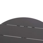 ΤΡΑΠΕΖΙ ΣΤΡΟΓΓΥΛΟ ΑΛΟΥΜΙΝΙΟΥ HIGER HM6289.01 ΓΚΡΙ Φ90x74Yεκ. - Image 4