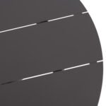 ΤΡΑΠΕΖΙ ΣΤΡΟΓΓΥΛΟ ΑΛΟΥΜΙΝΙΟΥ HIGER HM6289.01 ΓΚΡΙ Φ90x74Yεκ. - Image 5