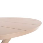 ΤΡΑΠΕΖΙ ΣΤΡΟΓΓΥΛΟ ΑΛΟΥΜΙΝΙΟΥ HIGER HM6289.04 ΚΑΠΟΥΤΣΙΝΟ Φ90x74Yεκ. - Image 3