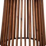 ΤΡΑΠΕΖΙ ΣΤΡΟΓΓΥΛΟ ΕΞ.ΧΩΡΟΥ CRISTOBAL HM6235 ΞΥΛΟ ΑΚΑΚΙΑΣ-CEMENT TOP Φ120x77Υεκ - Image 6