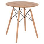 Αγόρασε ΤΡΑΠΕΖΙ MINIMAL ΣΤΡΟΓΓΥΛΟ HM0059.04 MDF ΣΕ ΦΥΣΙΚΟ-ΠΟΔΙΑ ΟΞΙΑΣ ΦΥΣΙΚΟ Φ80Χ72Υεκ. σε μοναδική τιμή στο clickforshop.gr