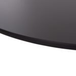 ΤΡΑΠΕΖΙ ΣΤΡΟΓΓΥΛΟ BROLIN HM18141.02 MDF TOP-ΒΑΣΗ ΜΕΤΑΛΛΙΚΗ--ΜΑΥΡΟ Φ90x73Υεκ - Image 5