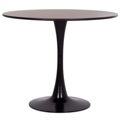 Αγόρασε ΤΡΑΠΕΖΙ ΣΤΡΟΓΓΥΛΟ BROLIN HM18141.02 MDF TOP-ΒΑΣΗ ΜΕΤΑΛΛΙΚΗ--ΜΑΥΡΟ Φ90x73Υεκ σε μοναδική τιμή στο clickforshop.gr