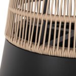 ΤΡΑΠΕΖΙ ΣΤΡΟΓΓΥΛΟ SAEID HM6106.01 ΑΝΘΡΑΚΙ ΑΛΟΥΜΙΝΙΟ-ΜΠΕΖ ΣΧΟΙΝΙ Φ120x75Υεκ. - Image 6