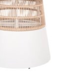 ΤΡΑΠΕΖΙ ΣΤΡΟΓΓΥΛΟ SAEID HM6106.02 ΛΕΥΚΟ ΑΛΟΥΜΙΝΙΟ-ΜΠΕΖ ΣΧΟΙΝΙ Φ120x75Υεκ. - Image 6