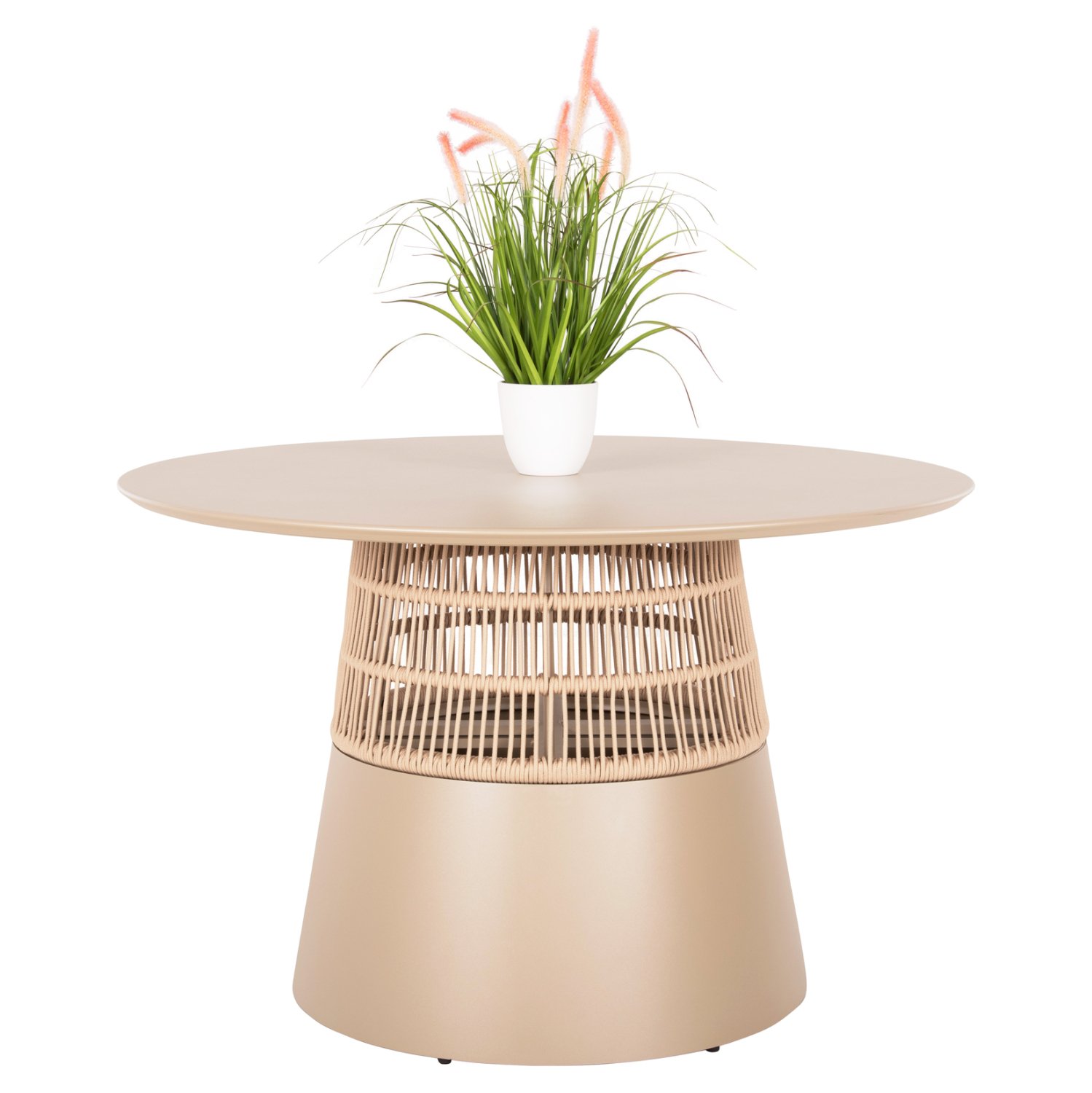 ΤΡΑΠΕΖΙ ΣΤΡΟΓΓΥΛΟ SAEID HM6106.04 ΣΑΜΠΑΝΙ ΑΛΟΥΜΙΝΙΟ-ΜΠΕΖ ΣΧΟΙΝΙ Φ120x75Υεκ. Αγόρασε ΤΡΑΠΕΖΙ ΣΤΡΟΓΓΥΛΟ SAEID HM6106.04 ΣΑΜΠΑΝΙ ΑΛΟΥΜΙΝΙΟ-ΜΠΕΖ ΣΧΟΙΝΙ Φ120x75Υεκ. σε μοναδική τιμή στο clickforshop.gr