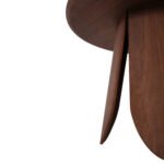ΤΡΑΠΕΖΙ ΣΤΡΟΓΓΥΛΟ DENTY HM9612.02 MDF ΜΕ ΚΑΠΛΑΜΑ ΔΡΥΟΣ-ΧΡΩΜΑ ΚΑΡΥΔΙ Φ120x75Υεκ. - Image 6
