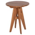 Αγόρασε ΤΡΑΠΕΖΙ ΣΤΡΟΓΓΥΛΟ LEO HM9859.11 ΜΑΣΙΦ ΞΥΛΟ ΤΕΑΚ ΣΕ ΦΥΣΙΚΟ Φ60x75Υεκ. σε μοναδική τιμή στο clickforshop.gr