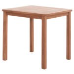 ΤΡΑΠΕΖΙ ΤΕΤΡΑΓΩΝΟ PRESSCOT HM18122 ΞΥΛΟ TEAK--ΦΥΣΙΚΟ 80x80x76Υεκ. - Image 4