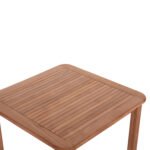 ΤΡΑΠΕΖΙ ΤΕΤΡΑΓΩΝΟ PRESSCOT HM18122 ΞΥΛΟ TEAK--ΦΥΣΙΚΟ 80x80x76Υεκ. - Image 6