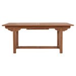 TΡΑΠΕΖΙ ΤΡΑΠΕΖΑΡΙΑΣ ΑΝΟΙΓΟΜΕΝΟ CRANDER HM6376 ΞΥΛΟ TEAK ΣΕ ΦΥΣΙΚΟ 180-240x100x76Υεκ - Image 3