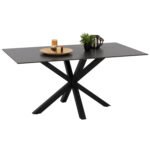 Αγόρασε ΤΡΑΠΕΖΙ ΤΡΑΠΕΖΑΡΙΑΣ SYNTEC HM9308.01 SINTERED STONE ΜΑΥΡΟ ΜΕΤΑΛΛΙΚΑ ΠΟΔΙΑ 160x90x75Y εκ. σε μοναδική τιμή στο clickforshop.gr
