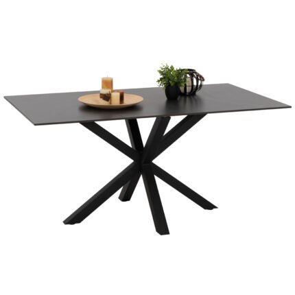 Αγόρασε ΤΡΑΠΕΖΙ ΤΡΑΠΕΖΑΡΙΑΣ SYNTEC HM9308.01 SINTERED STONE ΜΑΥΡΟ ΜΕΤΑΛΛΙΚΑ ΠΟΔΙΑ 160x90x75Y εκ. σε μοναδική τιμή στο clickforshop.gr