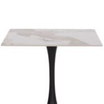 ΤΡΑΠΕΖΙ ΤΡΑΠΕΖΑΡΙΑΣ TETRAN HM18315.02 ΒΑΣΗ ΜΑΥΡΗ--SINTERED STONE PANDORA 80x80x73Υεκ - Image 5