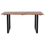 ΤΡΑΠΕΖΙ ΤΡΑΠΕΖΑΡΙΑΣ FRIGGO HM6375.02 ΞΥΛΟ ΑΚΑΚΙΑΣ ΠΑΧΟΣ ΕΠΙΦΑΝΕΙΑΣ 2,6εκ- 160x80x76Υ - Image 3