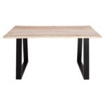 ΤΡΑΠΕΖΙ ΤΡΑΠΕΖΑΡΙΑΣ MONTANA SLIM HM8163.21 ΞΥΛΟ ΑΚΑΚΙΑΣ ΣΕ ΑΝΟΙΧΤΟ ΦΥΣΙΚΟ 140x80x77Υεκ - Image 3