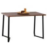 Αγόρασε ΤΡΑΠΕΖΙ ΤΡΑΠΕΖΑΡΙΑΣ JAY HM9531 MDF ΚΑΡΥΔΙ-ΜΑΥΡA ΜΕΤΑΛΛΙΚΑ ΠΟΔΙΑ 120x70x76Υεκ. σε μοναδική τιμή στο clickforshop.gr