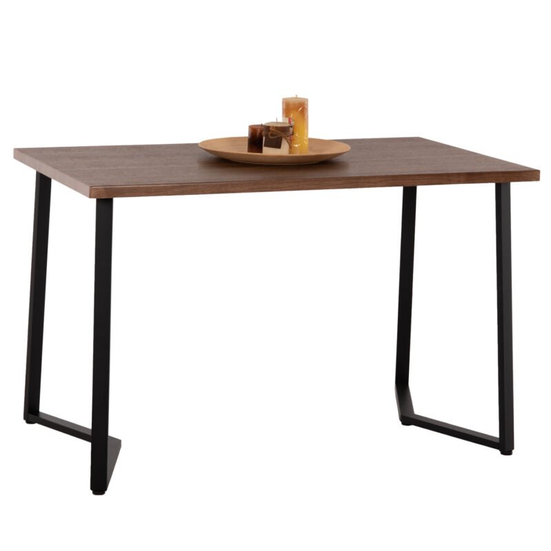 Αγόρασε ΤΡΑΠΕΖΙ ΤΡΑΠΕΖΑΡΙΑΣ JAY HM9531 MDF ΚΑΡΥΔΙ-ΜΑΥΡA ΜΕΤΑΛΛΙΚΑ ΠΟΔΙΑ 120x70x76Υεκ. σε μοναδική τιμή στο clickforshop.gr