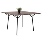 Αγόρασε ΤΡΑΠΕΖΙ ΤΡΑΠΕΖΑΡΙΑΣ TRENK HM9614.02 MDF ΜΕ ΚΑΠΛΑΜΑ ΔΡΥΟΣ ΚΑΡΥΔΙ-ΜΑΥΡΟ ΜΕΤΑΛΛΟ 120x120x75Υεκ. σε μοναδική τιμή στο clickforshop.gr