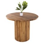 Αγόρασε ΤΡΑΠΕΖΙ ΤΡΑΠΕΖΑΡΙΑΣ DREMA1 HM9895 ΜΑΣΙΦ ΞΥΛΟ ΤΕΑΚ Φ100X80Yεκ-3εκ.ΕΠΙΦΑΝΕΙΑ σε μοναδική τιμή στο clickforshop.gr