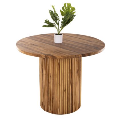 Αγόρασε ΤΡΑΠΕΖΙ ΤΡΑΠΕΖΑΡΙΑΣ DREMA1 HM9895 ΜΑΣΙΦ ΞΥΛΟ ΤΕΑΚ Φ100X80Yεκ-3εκ.ΕΠΙΦΑΝΕΙΑ σε μοναδική τιμή στο clickforshop.gr