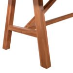 ΤΡΑΠΕΖΙ ΤΡΑΠΕΖΑΡΙΑΣ GROOVE HM9453.01 ΑΠΟ ΞΥΛΟ ΤΕΑΚ ΚΑΡΥΔΙ 260x120x79,5Υ εκ. - Image 5