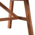 ΤΡΑΠΕΖΙ ΤΡΑΠΕΖΑΡΙΑΣ GROOVE HM9453.01 ΑΠΟ ΞΥΛΟ ΤΕΑΚ ΚΑΡΥΔΙ 260x120x79,5Υ εκ. - Image 6