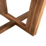 ΤΡΑΠΕΖΙ ΤΡΑΠΕΖΑΡΙΑΣ CARIB ΟΒΑΛ HM9558 ΑΠΟ ΞΥΛΟ RECYCLED ΤΕΑΚ 209x109x80Yεκ. - Image 5