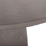ΤΡΑΠΕΖΙ ΤΡΑΠΕΖΑΡΙΑΣ ΣΤΡΟΓΓΥΛΟ SEPPO HM18154.03 FIBER CEMENT ΣΕ ΓΚΡΙ--Φ119,5x75,5Υεκ. - Image 6