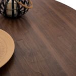 ΤΡΑΠΕΖΙ ΤΡΑΠΕΖΑΡΙΑΣ ΣΤΡΟΓΓΥΛΟ SARI HM9310.02 ΜΕ ΚΑΠΛΑΜΑ ΚΑΡΥΔΙΑΣ ΡΟΥΣΤΙΚ ΣΤΥΛ Φ140x75Yεκ. - Image 6