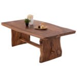 ΤΡΑΠΕΖΙ ΤΡΑΠΕΖΑΡΙΑΣ ULYSES HM9758 ΜΑΣΙΦ ΞΥΛΟ SUAR ΣΕ ΦΥΣΙΚΟ- ΠΑΧΟΣ 9εκ 250x90x78Υεκ. - Image 4