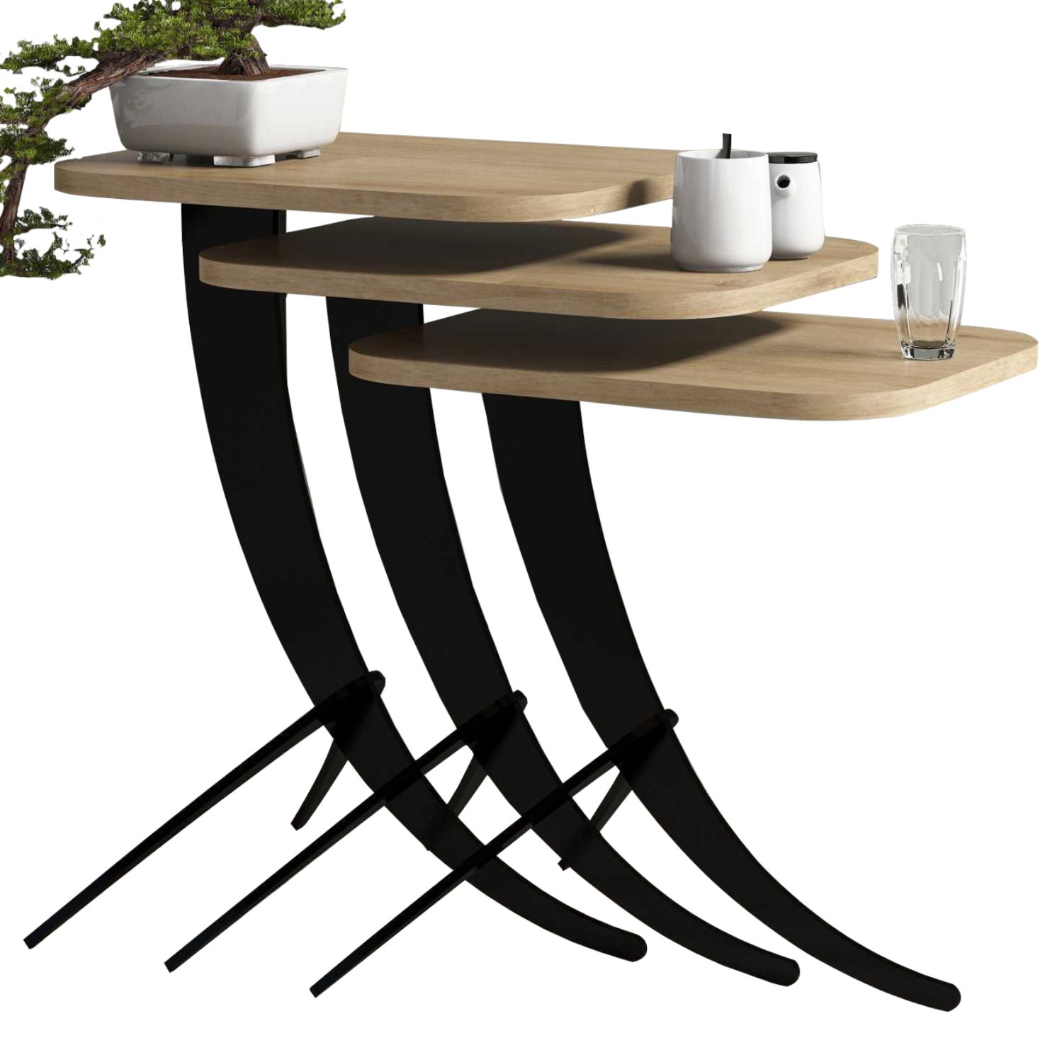 ΤΡΑΠΕΖΙ ΖΙΓΚΟΝ HM9508.01 3ΤΜΧ ΜΕΛΑΜΙΝΗ ΣΕ ΦΥΣΙΚΟ ΟΑΚ-ΜΑΥΡΑ ΜΕΤΑΛ. ΠΟΔΙΑ 35x45x60Yεκ. Αγόρασε ΤΡΑΠΕΖΙ ΖΙΓΚΟΝ HM9508.01 3ΤΜΧ ΜΕΛΑΜΙΝΗ ΣΕ ΦΥΣΙΚΟ ΟΑΚ-ΜΑΥΡΑ ΜΕΤΑΛ. ΠΟΔΙΑ 35x45x60Yεκ. σε μοναδική τιμή στο clickforshop.gr