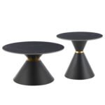 Αγόρασε ΤΡΑΠΕΖΙΑ ΣΑΛΟΝΙΟΥ NANDO HM18267.02 ΚΕΡΑΜΙΚΑ TOP ΟΨΗ ΜΑΥΡΟ ΜΑΡΜΑΡΟ Φ60εκ & Φ80εκ σε μοναδική τιμή στο clickforshop.gr