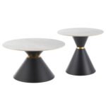 Αγόρασε ΤΡΑΠΕΖΙΑ ΣΑΛΟΝΙΟΥ NANDO HM18267.03 ΚΕΡΑΜΙΚΑ TOP ΟΨΗ ΓΚΡΙ ΜΑΡΜΑΡΟ Φ60εκ & Φ80εκ σε μοναδική τιμή στο clickforshop.gr