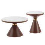 Αγόρασε ΤΡΑΠΕΖΙΑ ΣΑΛΟΝΙΟΥ TERRANO HM18268.04 ΚΕΡΑΜΙΚΑ TOP ΟΨΗ ΛΕΥΚΟ-ΧΡΥΣΟ ΜΑΡΜΑΡΟ Φ50 & Φ70εκ σε μοναδική τιμή στο clickforshop.gr