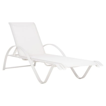 Αγόρασε ΞΑΠΛΩΣΤΡΑ ΑΛΟΥΜΙΝΙΟΥ WAKANA  ΛΕΥΚΗ ΜΕ TEXTLINE ΛΕΥΚΟ HM5133.02 194x54-66x30 cm. σε μοναδική τιμή στο clickforshop.gr