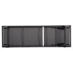 ΞΑΠΛΩΣΤΡΑ ΑΛΟΥΜΙΝΙΟΥ ΜΕ ΥΦΑΣΜΑ TESLIN RICKON HM6292.01 ΣΕ ΓΚΡΙ 198x61,5x97Υεκ. - Image 6