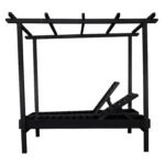 ΞΑΠΛΩΣΤΡΑ ΜΥΚΟΝΟΣ ΕΠΑΓΓΕΛΜ. ΞΥΛΙΝΗ ΔΙΠΛΗ ΜΑΥΡΗ ΜΕ ΟΥΡΑΝΟ 205x167x212Yεκ.HM5428.01 - Image 4