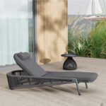 ΞΑΠΛΩΣΤΡΑ XANTION ΗM6475.01 ΑΛΟΥΜΙΝΙΟ-ΣΧΟΙΝΙ-ΥΦΑΣΜΑ OLEFIN ΣΚΟΥΡΟ ΓΚΡΙ 75x210x92Υεκ - Image 2