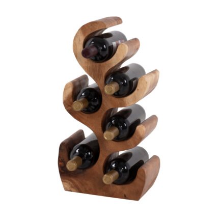 Αγόρασε ΞΥΛΙΝΗ ΚΑΒΑ ΠΟΤΩΝ 6 ΘΕΣΕΩΝ ΑΠΟ ΞΥΛΟ SUAR HM9485 26x18x50 εκ. σε μοναδική τιμή στο clickforshop.gr