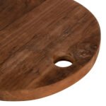 ΞΥΛΟ ΚΟΠΗΣ ΣΤΡΟΓΓΥΛΟ HM4287 ΞΥΛΟ ΤΕΑΚ ΣΕ ΦΥΣΙΚΟ-ΜΕ ΤΡΥΠΑ ΚΡΕΜΑΣΗΣ Φ23x2Υ εκ. - Image 5