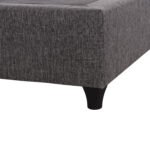 ΥΠΟΣΤΡΩΜΑ/ΚΡΕΒΑΤΙ KING-SIZE SIGGY HM21218 ΓΚΡΙ ΥΦΑΣΜΑ--ΓΙΑ 180x200εκ. - Image 5