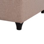 ΥΠΟΣΤΡΩΜΑ/ΚΡΕΒΑΤΙ KING-SIZE SIGGY HM21218.01 ΜΠΕΖ ΥΦΑΣΜΑ--ΓΙΑ 180x200εκ. - Image 5