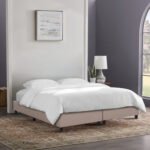 ΥΠΟΣΤΡΩΜΑ/ΚΡΕΒΑΤΙ ΥΠΕΡΔΙΠΛΟ SIGGY HM21217.01 ΜΠΕΖ ΥΦΑΣΜΑ--ΓΙΑ 160x200εκ. - Image 2