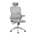 Αγόρασε A9935 WHITE/GREY MESH ΚΑΡΕΚΛΑ ΓΡΑΦΕΙΟΥ 62Χ64Χ42-114/52-125εκ. σε μοναδική τιμή στο clickforshop.gr