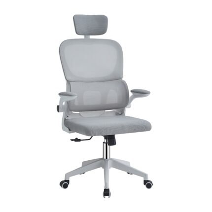 Αγόρασε A9935 WHITE/GREY MESH ΚΑΡΕΚΛΑ ΓΡΑΦΕΙΟΥ 62Χ64Χ42-114/52-125εκ. σε μοναδική τιμή στο clickforshop.gr