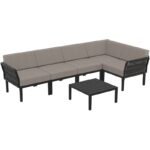 Αγόρασε PORTOFINO LOUNGE SET ΓΩΝΙΑ BLACK/ΜΑΞ. LIGHT BROWN(+ΤΡΑΠ.33εκ.) σε μοναδική τιμή στο clickforshop.gr