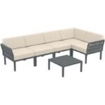 Αγόρασε PORTOFINO LOUNGE SET ΓΩΝΙΑ DARK GREY/ΜΑΞ. BEIGE(+ΤΡΑΠ.33εκ.) σε μοναδική τιμή στο clickforshop.gr